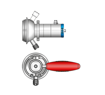Aseptic sampling valve manual/pneumatic 6125xxx030