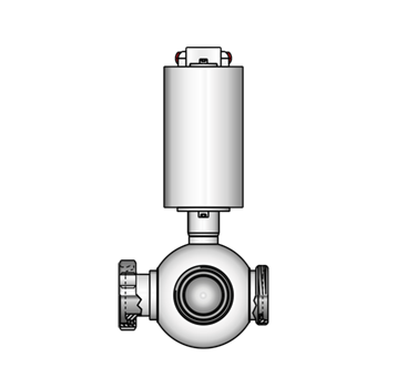 Three-way ball valve 4132 K/M-G-G